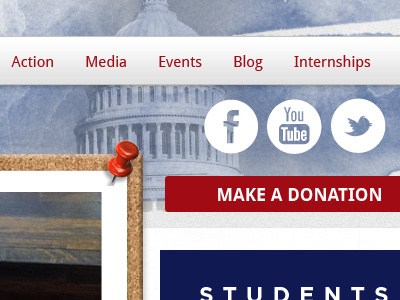 Campus Student Political Website blog election web web design website wordpress