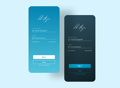 Daily UI challenge Day 1: Sign up Login. app app design blue design illustration landingpage minimal ui uiux ux web