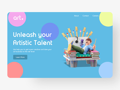 Artist Landing Page