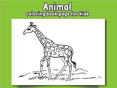 Animal Coloring Book Page For Kids animal coloring coloringbook coloringpages design illustration