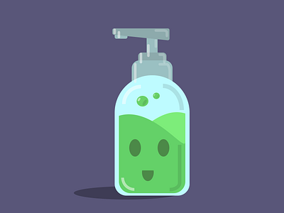 CUTE HANDWASH covid19 cute illustration design illustration illustration art illustrator safety ui uiux