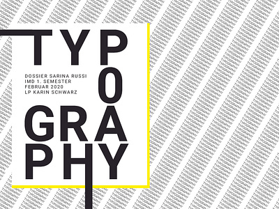 typografie dossier