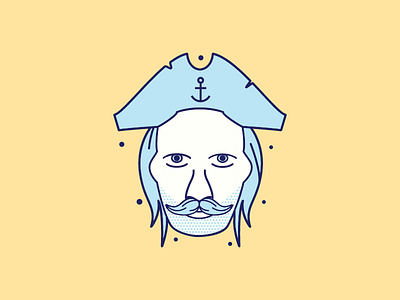 Robinson Crusoe Characters branding character icon illustration vector