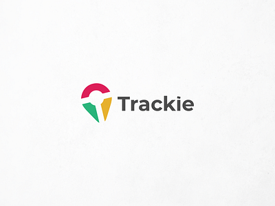 GPS tracking logo design app design flat icon logo minimal typography ui vector website