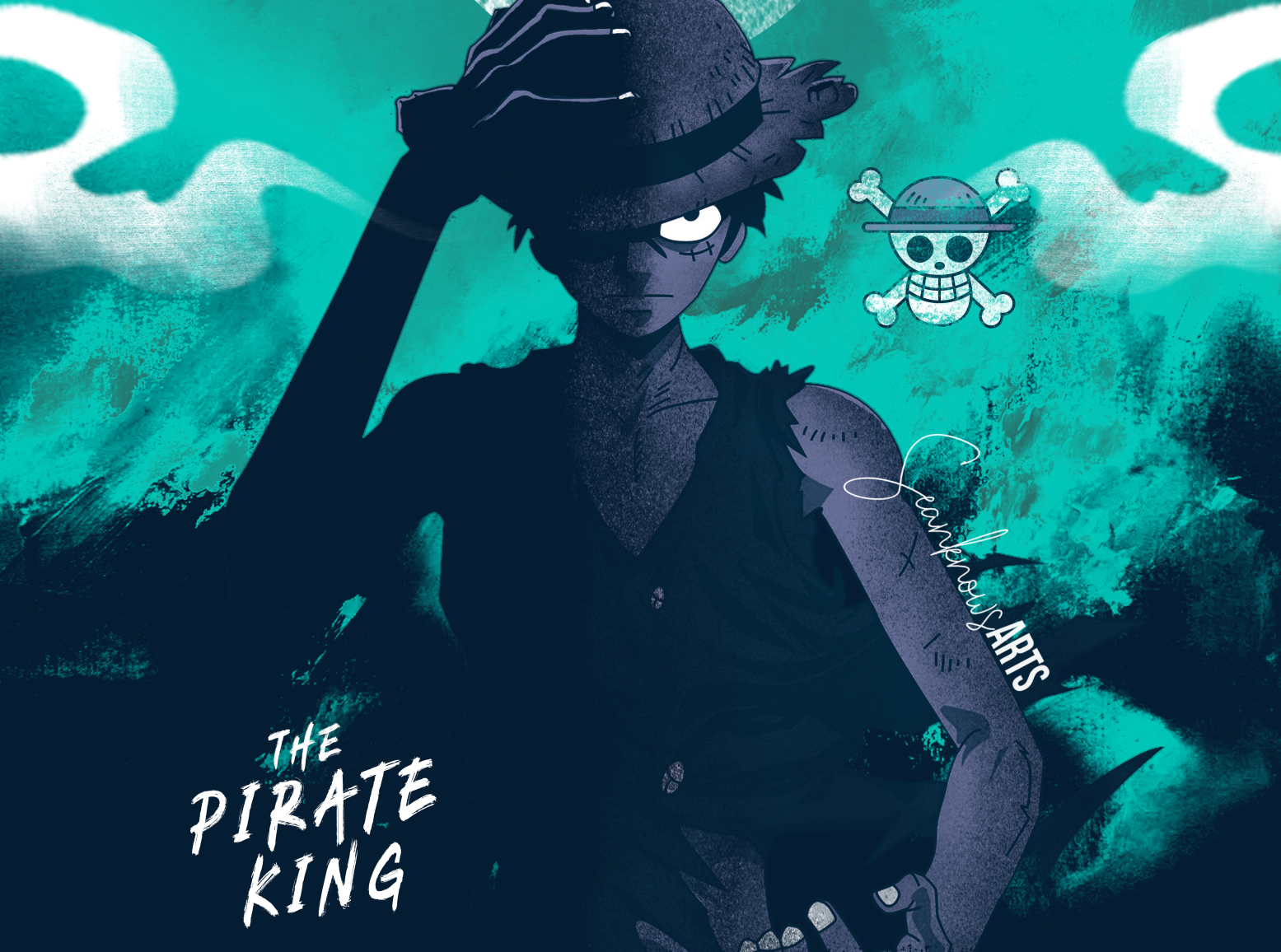 The Pirate King One Piece: Với bức ảnh này, bạn sẽ được chiêm ngưỡng người đàn ông mạnh mẽ nhất trong thế giới One Piece - Vua Hải Tặc. Với khao khát trở thành Vua Hải Tặc và tìm kiếm kho tàng One Piece, anh chàng Monkey D. Luffy đã trở thành siêu sao manga được yêu mến nhất mọi thời đại. Bấm vào để xem điều kỳ diệu đó!