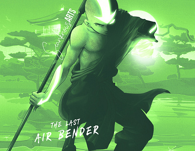 The Last Airbender aang airbender anime anime art art avatar avatar design cartoon characterdesign illustration manga the last airbender