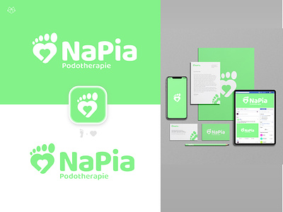 NaPia Podio - Logo & corporate identity - Name branding adobe illustrator app branding branding concept corporateidentity icon illustration logo logodesign namebranding