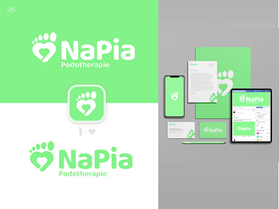 NaPia Podio - Logo & corporate identity - Name branding