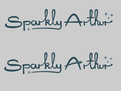 Sparkly Arthur Logo clothing logo sparkles stars
