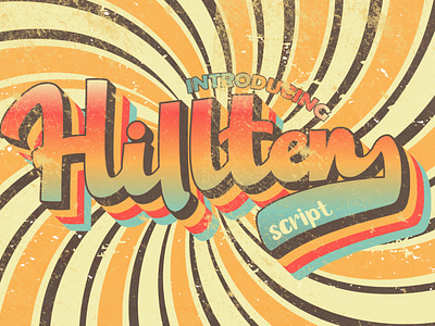Hilltern Retro/Vintage Font branding design font graphic design illustration lettering logo modern typography