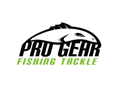 Pro Gear Fishing Tackle fish fishing logo outdoors sports logo tackle