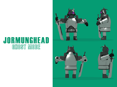 The Another details of Jormunghead 3ddesign 3dcharacter