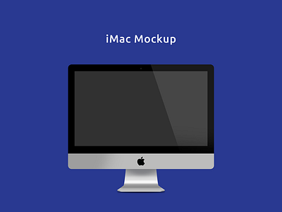 iMac Mockup apple imac mac macintosh mockup purple realistic