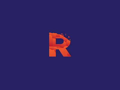 Rigor artist dark blue heat music orange red rigor