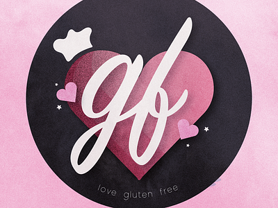 'Love Gluten Free' Logo Design