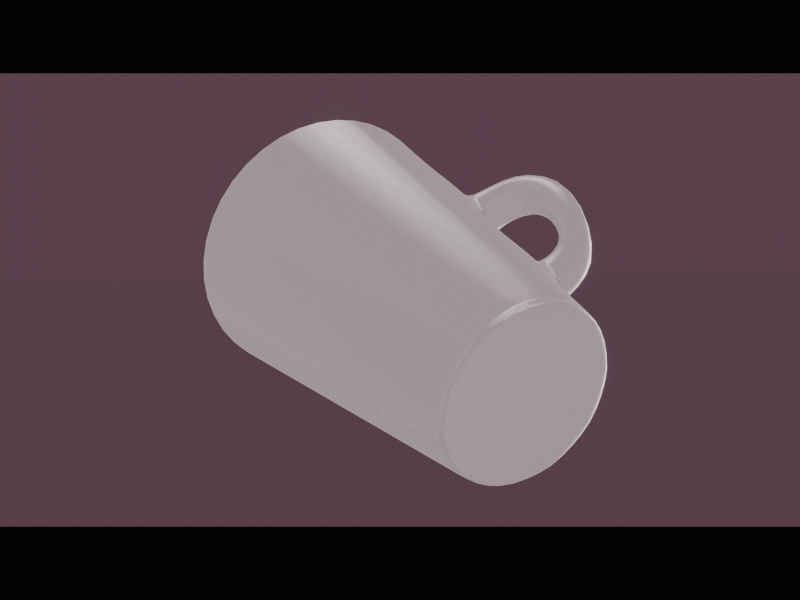 3D Mug 3d 3d modeling animated gif animation blender ceramics coffee cup design graphic design illustration motion motion graphics mug spin tea
