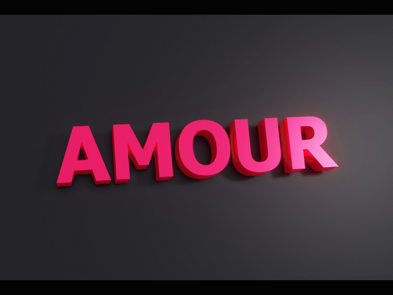 Elastic Love 3d 3d text amor amour animated gif animation blender colorful design distortion elastic graphic design love motion graphics plastic