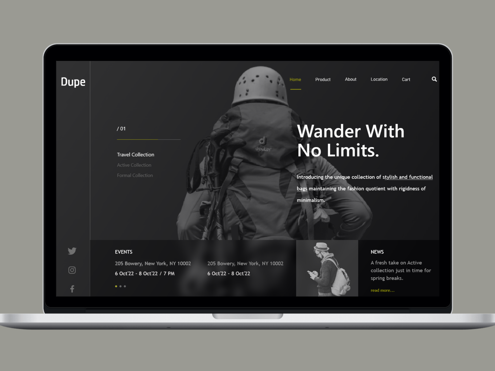 Website Landing Page (Laptop Preview) by Sakshi Katiyar on Dribbble