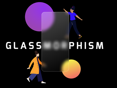 Glassmorphic Effect app design figma graphic design illustration ui ux