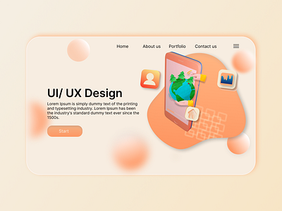 Landing Page (1.0) app branding design figma graphic design illustration ui ux vector