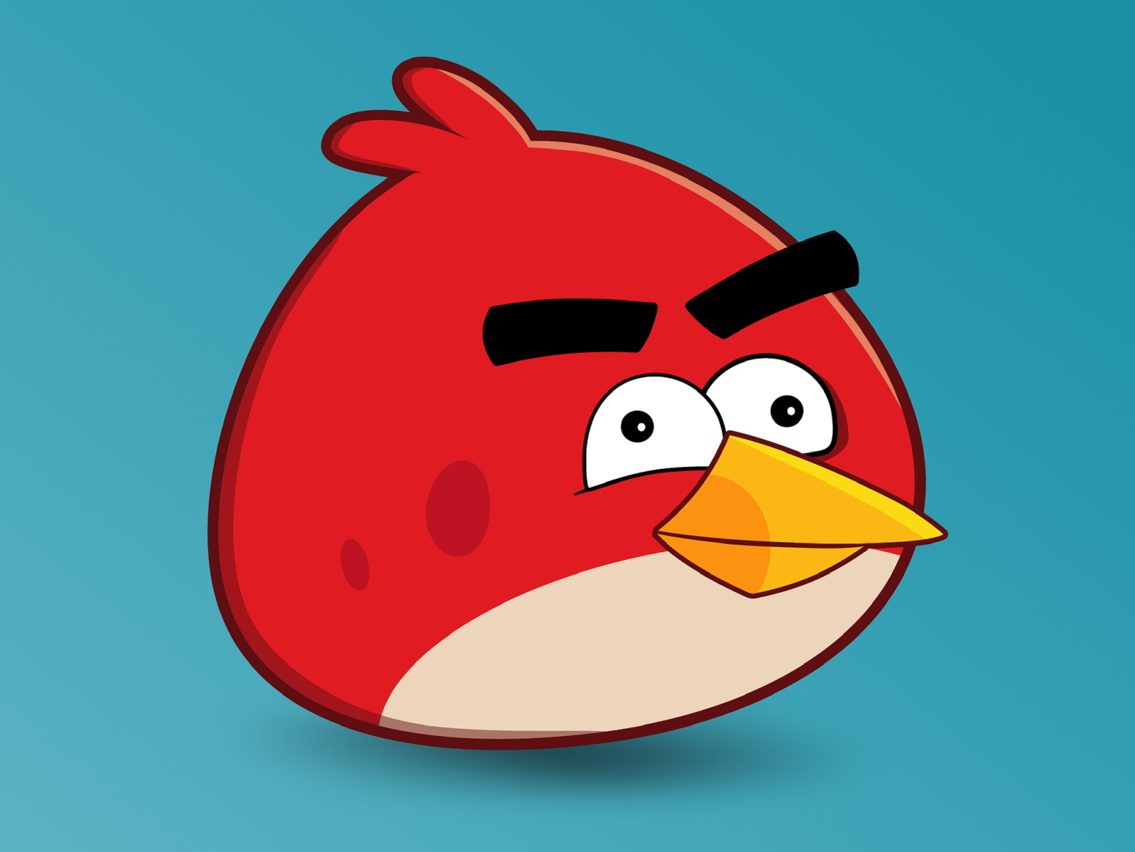 The Red Angry Bird by Thorsten Kamann on Dribbble
