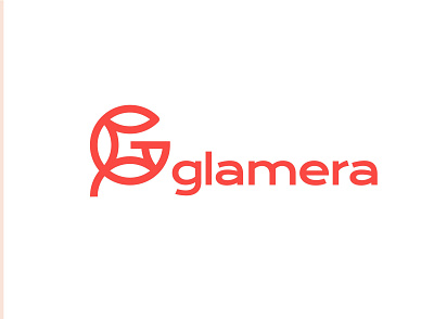 Glamera arabic brand branding graphic design icon letter logo