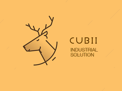 Cubii animal animal face animal logo arabic logo deer elk logo manufacture oryx