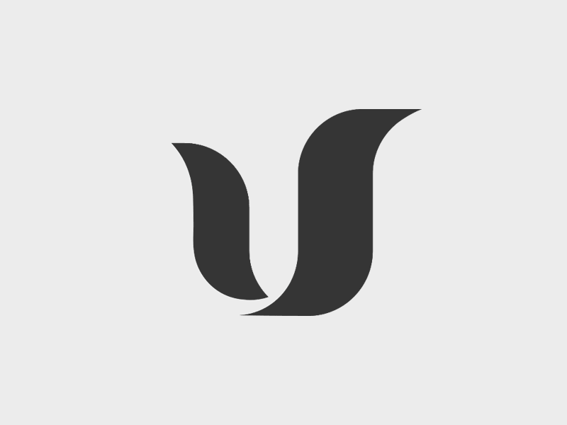 Upenya brand branding design icon letter logo motion opinion u