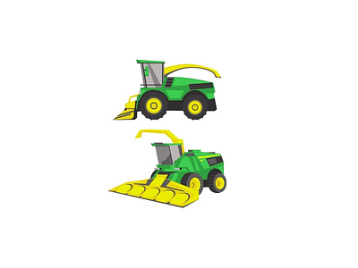 Agricultural machinery icons