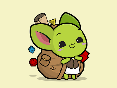 Gibby the Goblin - Cute D&D Mascot by Javan Wang on Dribbble