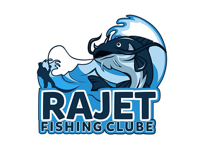 Rajet Fishing Clube branding logo logodesign