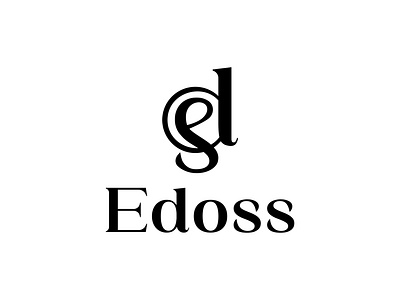 edoss branding design logo logo design logodesign typography