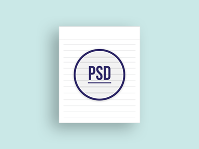 PSD Document Icon free giveaway graphicdesign popularshots psd uidesign webdesign