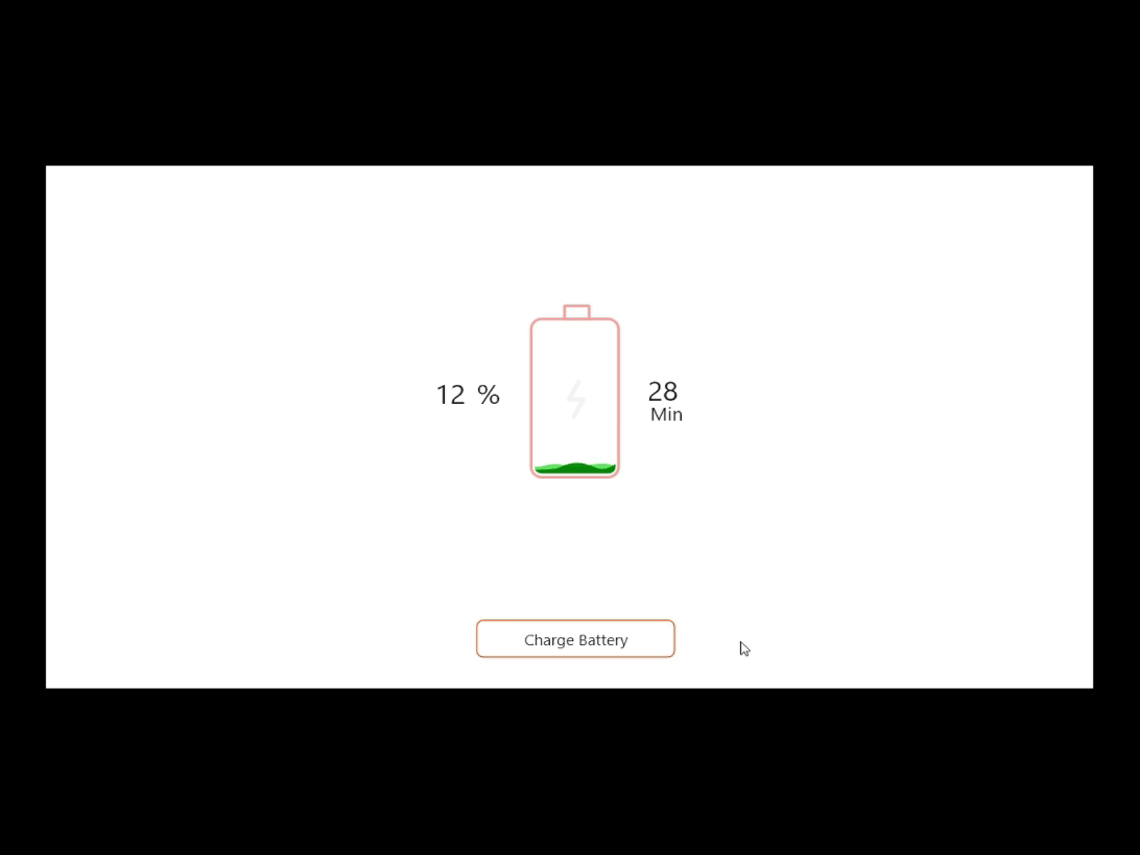 Battery Charging - Animation animation app battery design ui