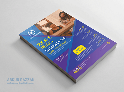 Corporate Flyer Design branding corporate flyer design design flyer flyer artwork flyer design flyer template flyers graphic design illustration illustrator minimal vector