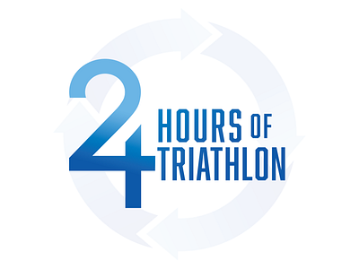24 Hours of Triathlon 24 event logo race run sports triathlon