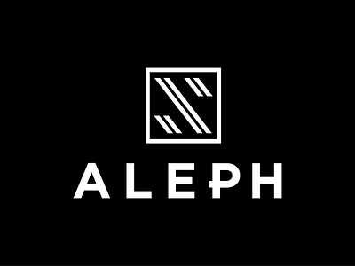 Aleph aleph hebrew logo monoweight