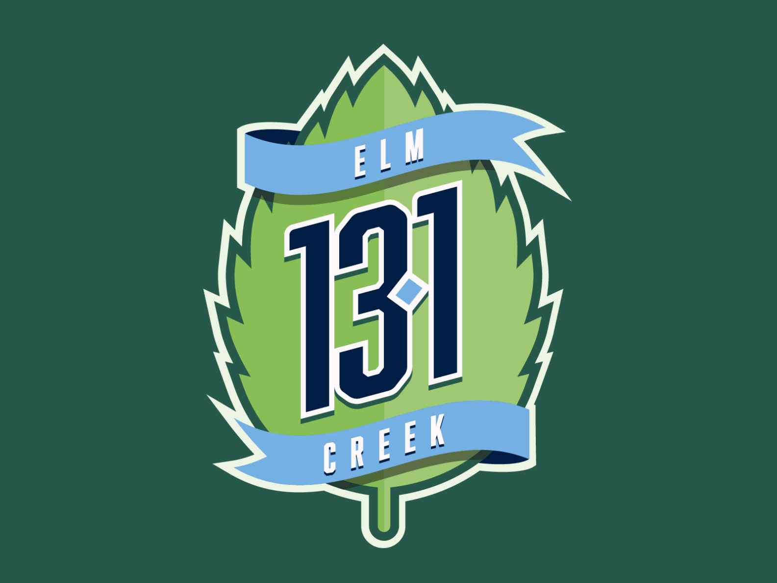 Elm Creek Half Marathon by Drew Elrick on Dribbble