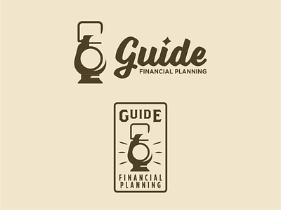 Guide Financial Planning` financial advisor guide lantern logo