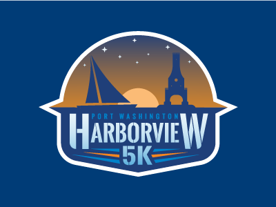 Port Washington Harborview 5K lake michigan port washington run 5k wisconsin logo race