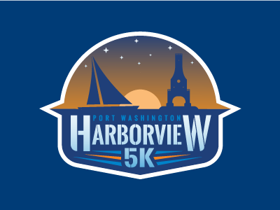 Port Washington Harborview 5K 5k lake michigan logo port washington race run wisconsin