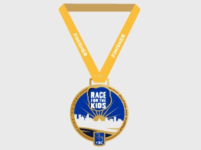 RBC Race for the Kids Half Marathon Finisher Medal