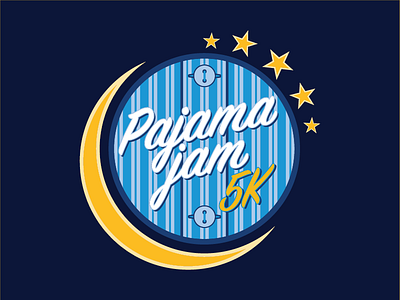 Pajama Jam 5K 5k event logo pajamas race run wisconsin