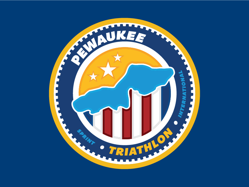 Pewaukee Triathlon by Drew Elrick on Dribbble