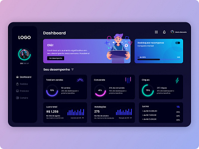 Gamified Dashboard dashboard design gamified ui uiux