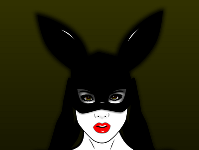 bunny art design digital illustration