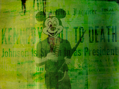 Mickey Mouse With A Gun 2.1 art digital illustration pop