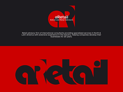 Logo design for aRetail advertising art brand branding design digital graphic graphicdesign infopablo infopablo00 logo vector