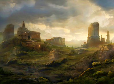 Untitled Concept art concept digital illustration landscape