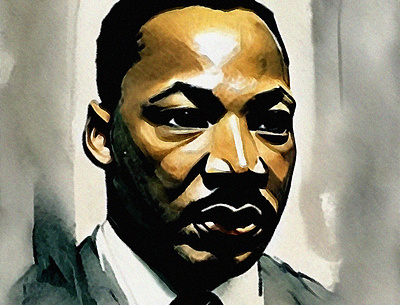 MLK art digital illustration